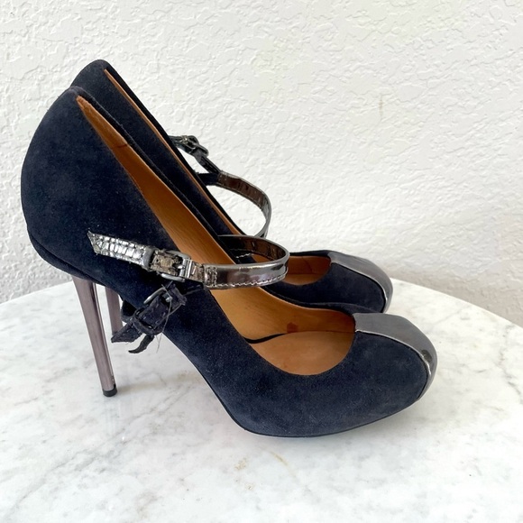 L.A.M.B. Mary Jane Stilettos Size 8 - Picture 1 of 6